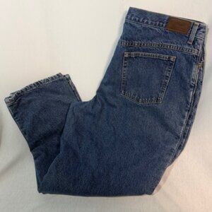 LL Bean Relaxed Fit Jeans Women’s 20W Cotton Lined Denim Made Mexico